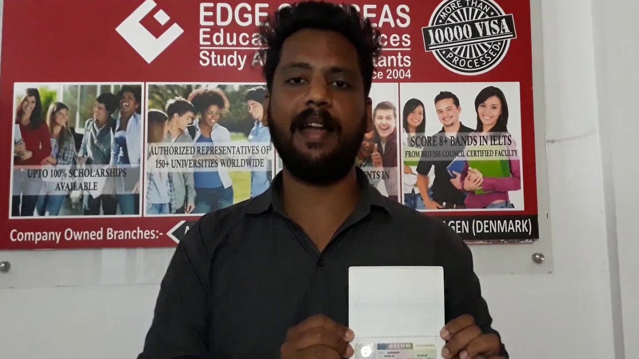 Many Congratulations to Mr. Jaspreet Singh For DENMARK Student Visa through EDGE OVERSEAS