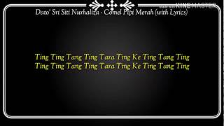 Download lagu Dato Sri Siti Nurhaliza Comel Pipi Merah Lyrics... mp3