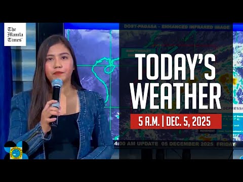 Today's Weather, 5 A.M. | Dec. 5, 2025