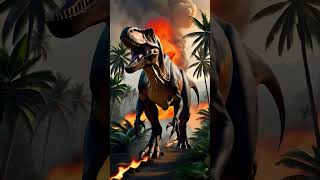 Tyranozaur Rex - Ostatnia Droga Dinozaura 😢 #Dinozaury #Apokalipsa #AIAnimation