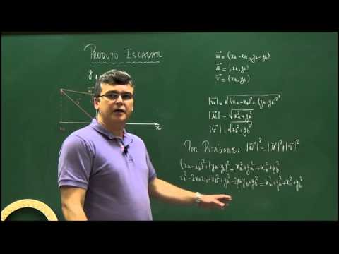 Aula 37 - O produto escalar