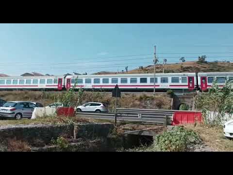 Treno IC 551 Roma Termini -Reggio di Calabria Centrale in transito a Gizzeria lido