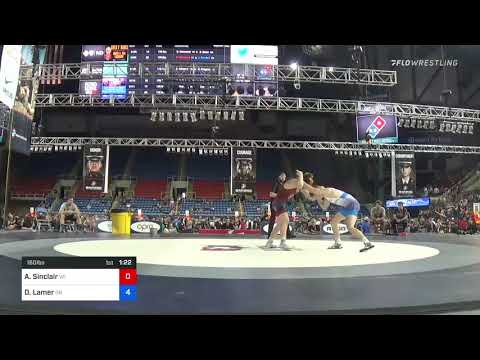 160 Lbs Semifinal - Aeoden Sinclair, Wisconsin Vs Daschle Lamer, Oregon 4f3a