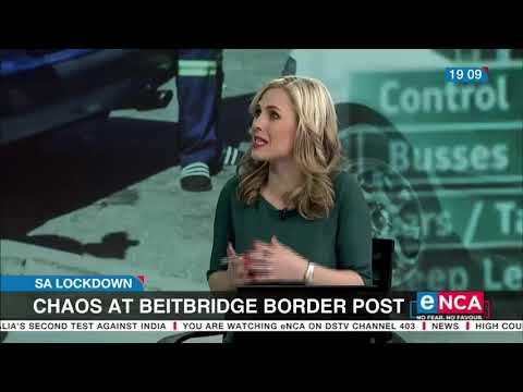 Chaos at Beitbridge border post