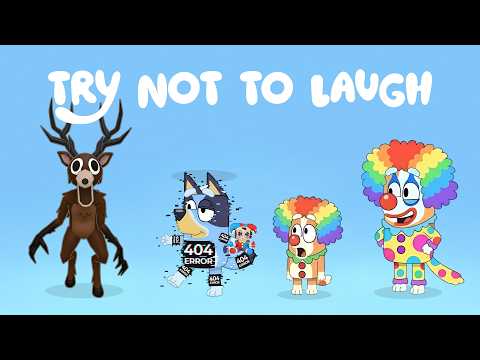 BLUEY TRY NOT TO LAUGH (Goofy Circus🤡🎪)