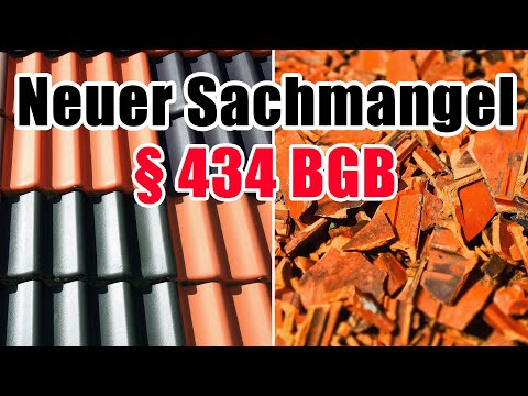 The new material defect according to § 434 BGB simply explained!