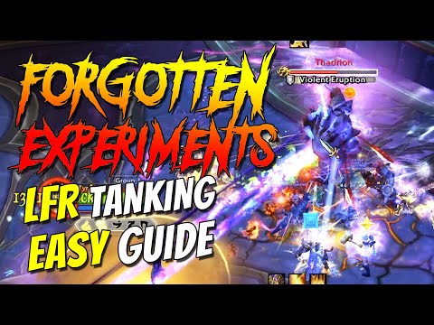 Forgotten Experiments Guide for Beginner Tanks | Aberrus the Shadowed Crucible | LFR 10.1