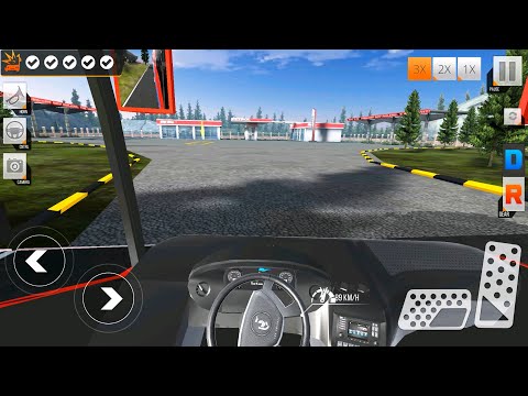 MODERN BUS DRIVE PARKING 🚌🚍 Bus Simulator Ultimate Multiplayer Car Driving GamePlay MBD005 NQ59RE