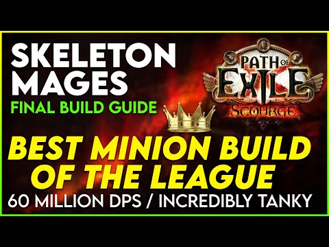 Skeleton Mages Final Build Guide - 60m DPS & Super Tanky! Easily the Best Minion Build of 3.16