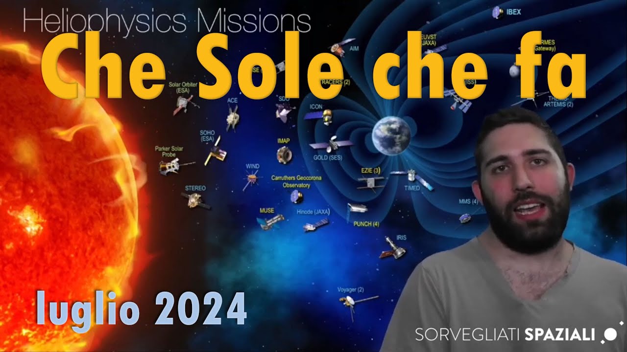 Che Sole che fa di luglio 2024, con pillola sul vento solare