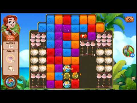 Lost Island Blast Adventure Level 1956 - NO BOOSTERS 🏝️ | SKILLGAMING ✔️