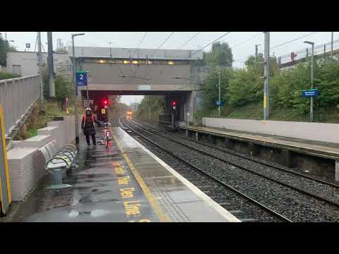 Dart arriving into Harmonstown, while there was thunder and lightning  (8603)