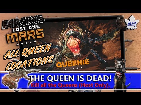 Far Cry 5 - All 15 Queen Locations - The Queen Is Dead! Achievement (Lost On Mars DLC)