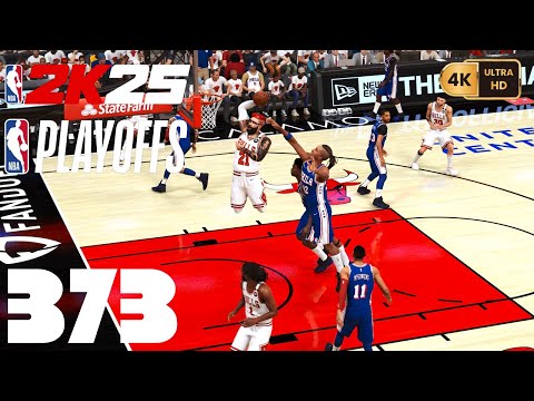 NBA 2K25 =My Career= [PC] (4K) EP373 {Playoffs: East Semis} Game 2 {Sixers @ Bulls}