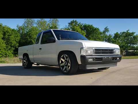 Nissan hardbody belltech lowering kit walk around (d21)