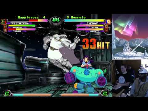 MvC2: Romneto - Magneto/Tron Tag Infinite + Unmash 200% Sequence (1 Player for 28 sec) .:3.1.26:.