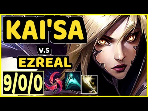 TEDDY (KAI'SA) vs EZREAL - 9/0/0 KDA BOTTOM ADC CHALLENGER GAMEPLAY - KR