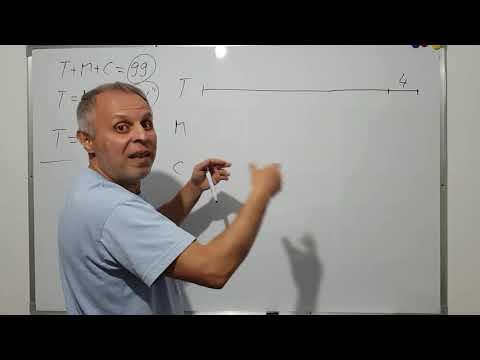 lecții 79: CLASA III - IV: metoda grafică: mama, tata, copilul și aflarea anilor