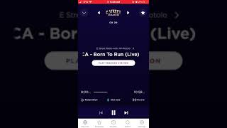 Born to Run acoustic with Bruce talk intro