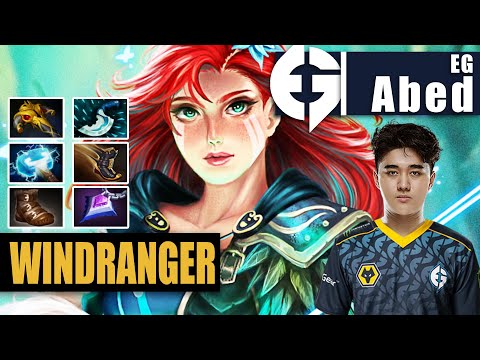 Windranger Mid | EG.Abed | ABED MID WINDRANGER NO MERCY BUILD 19 KILLS | 7.31b Gameplay Highlights