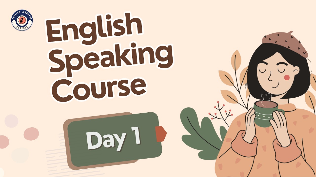 Day 1 Spoken English Course w/ Shadowing | English Speaking Practice | ESL IELTS TOEIC Listening