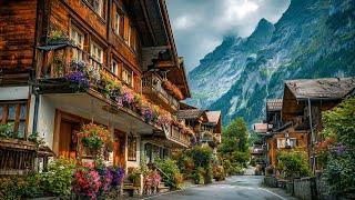 Grindelwald 🇨🇭 Most Beautiful Village in the Swiss Alps┃4K Walking Tour