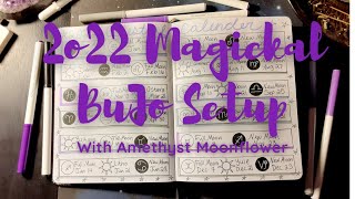 2022 Magickal Bullet Journal Setup/ Plan With Me