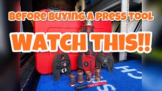 Before buying a press tool WATCH THIS! #plumber #tools