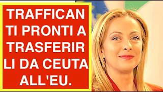 TRAFFICANTI PRONTI A TRASFERIRLI DA CEUTA ALL'EUROPA. HA RAGIONE IL TEMPO