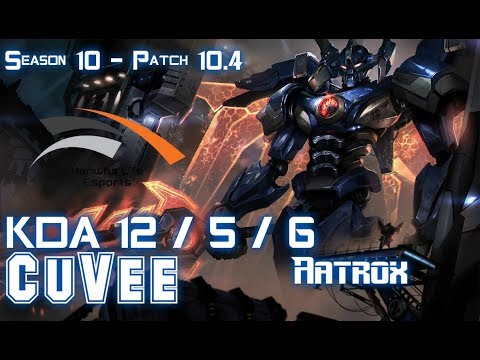 HLE CuVee AATROX vs RENEKTON Top - Patch 10.4 KR Ranked
