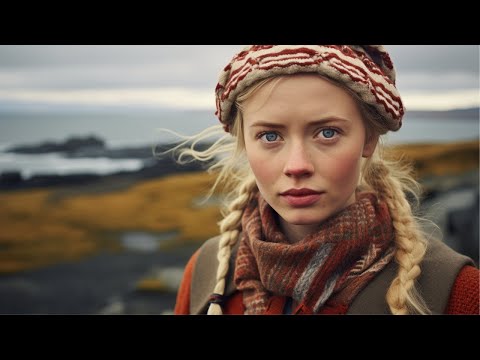 Relaxing Nordic Music with Scenic Relaxation of Iceland Nature Video | Viking Music