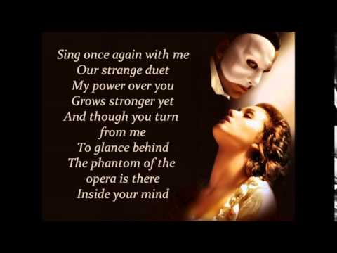 The Phantom of the Opera - Lyrics
