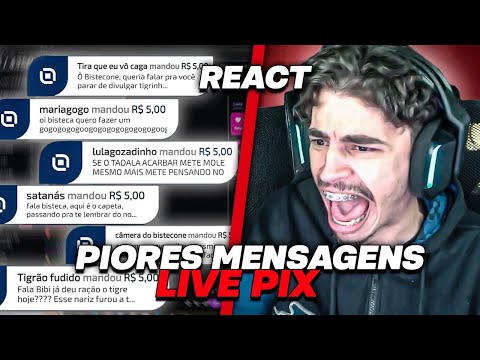 bistecone reage ao LIVEPIX E ENLOUQUECE