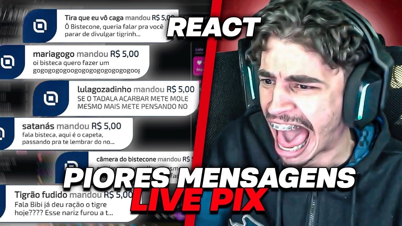 bistecone reage ao LIVEPIX E ENLOUQUECE