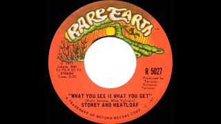 1971 Stoney &amp; Meatloaf - What You See Is What You Get (mono)