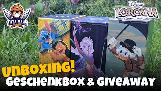 💰 Dagobert Duck GESCHENKBOX Unboxing! + GIVEAWAY 🎁 | Disney Lorcana