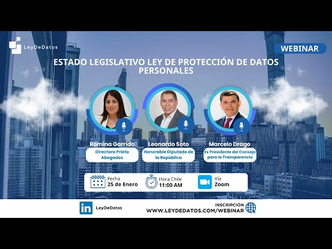 Webinar Estado Legislativo Ley de Protección de Datos Personales