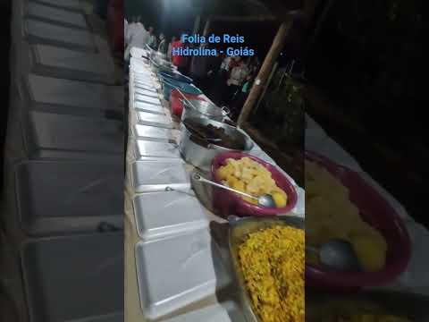 Janta na roça, folia de Reis, Hidrolina - Goiás! #roça #comida #culinária #fazenda #fanpage #shorts