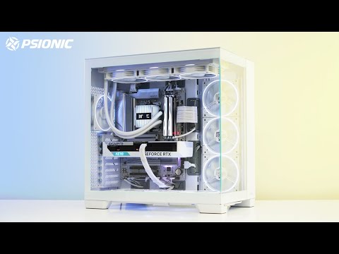 최강 갓성비 어항 케이스! 😳 Antec C8 MESH White 케이스에 꾸며진 완벽! 화이트 감성 게이밍 PC! (AMD RYZEN 7 7800X3D + RTX 4060 Ti)