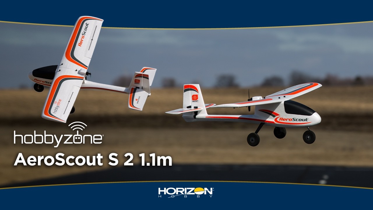Hobbyzone AeroScout S 2 1.1m SAFE BNF Basic