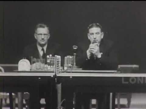 1954 World Championships: women's singles final - Angelica Rozeanu v Yoshiko Tanaka