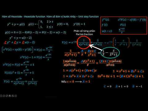 (Bài 267)[Toán-Vật lý] Hàm Heaviside - Phương Trình Vi Phân - Heaviside Functions