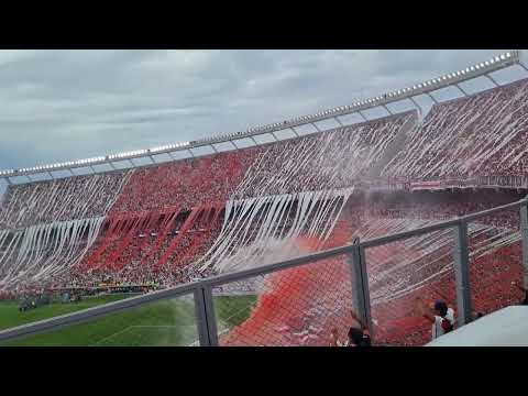 "recibimiento superclasico" Barra: Los Borrachos del Tablón • Club: River Plate