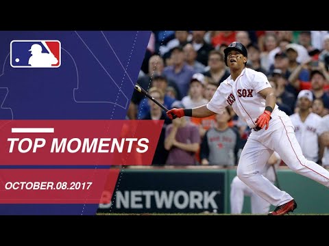 Check out 10 moments from around the Majors: 10/8/17