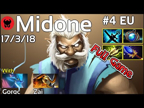 Midone [Secret] plays Zeus!!! Dota 2 Full Game 7.21