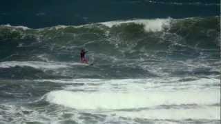 preview picture of video 'Bad Weather Great Kite Surfing - Caloundra Nov 11'