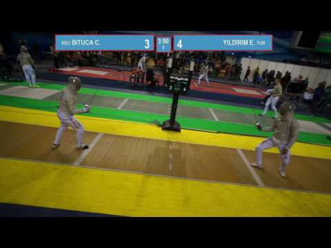 T16. YILDIRIM Enver (TUR) - BITUCA Cristian (ROU). Sabre men.