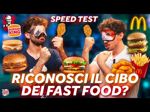 Riconosci il CIBO dei FAST FOOD? - Speed Test