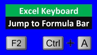 Excel Keyboard Shortcut to Jump To Formula Bar. Excel Magic Trick 1566.