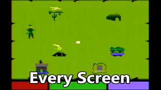 Crossbow Atari 2600 Gameplay (Every Screen) The No Swear Gamer